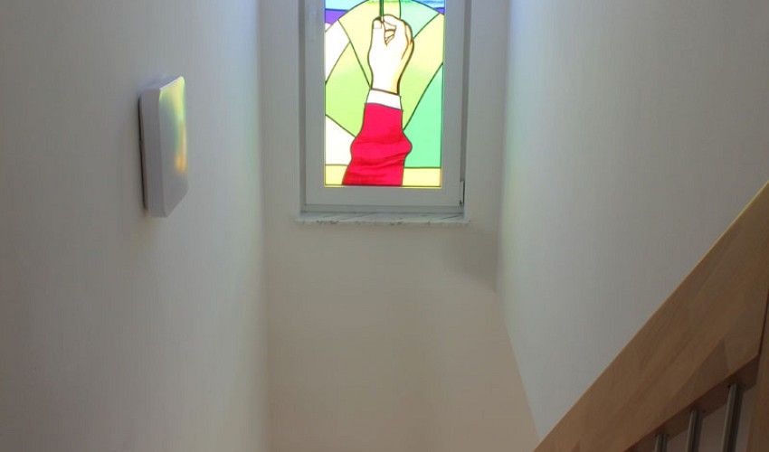 Treppe zum OG