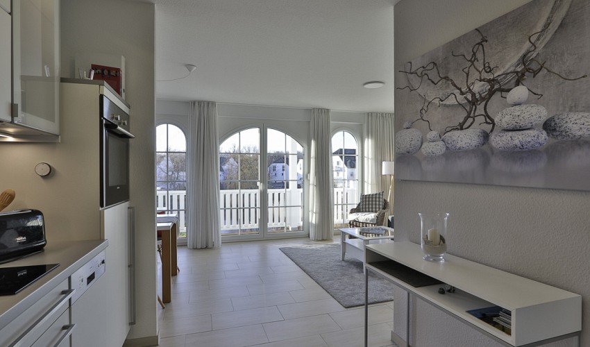 Blick ins Wohnzimmer