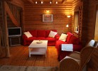 Wohnlandschaft mit Fernseher