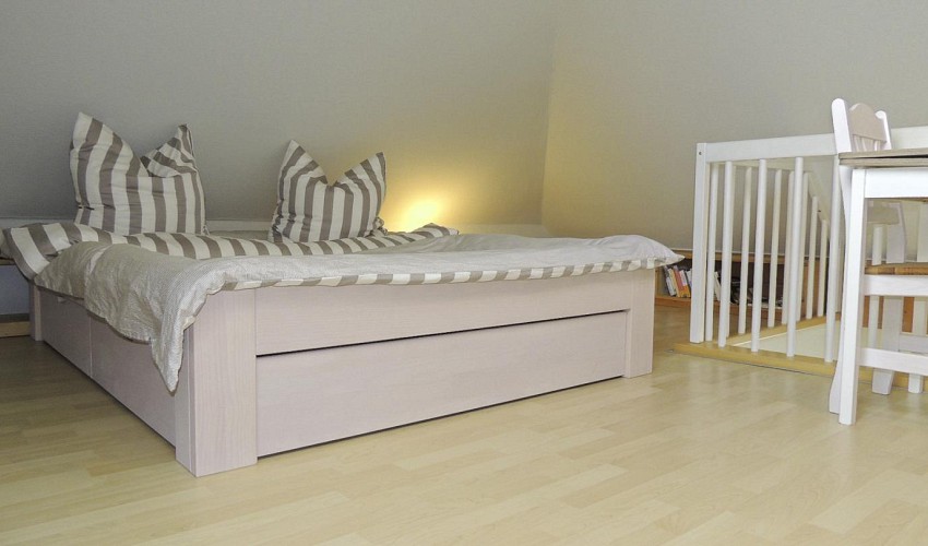 Schlafzimmer in der Gallerie