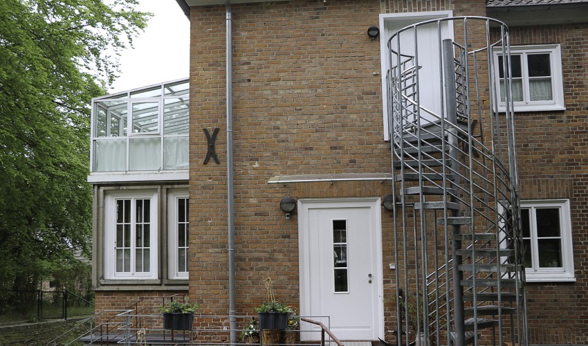 Treppe zur Wohnung