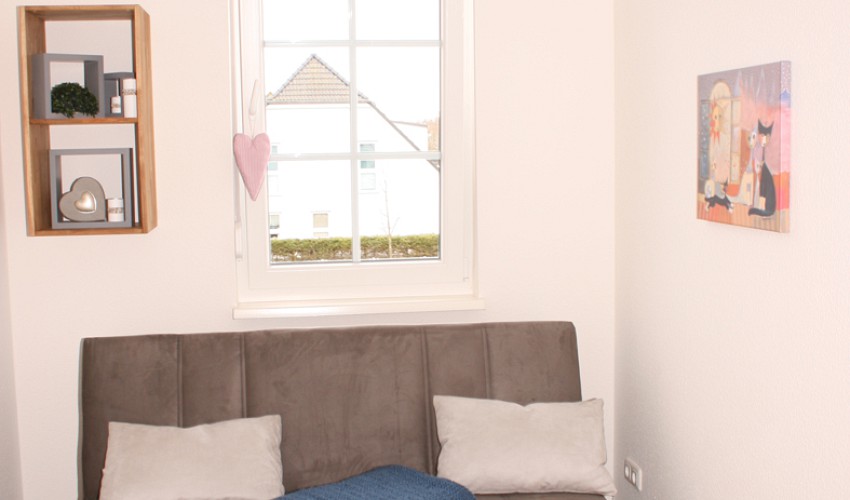 Schlafzimmer mit Schlafcouch