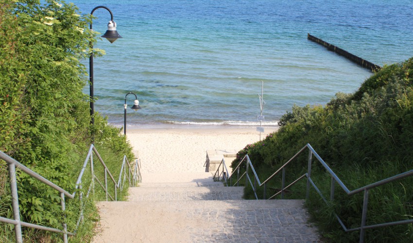 Strandzugang Treppe
