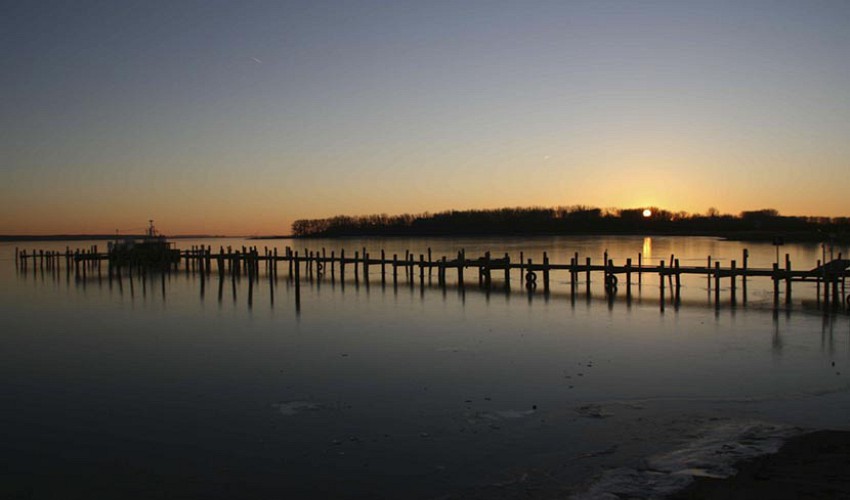 Abendstimmung am Haff
