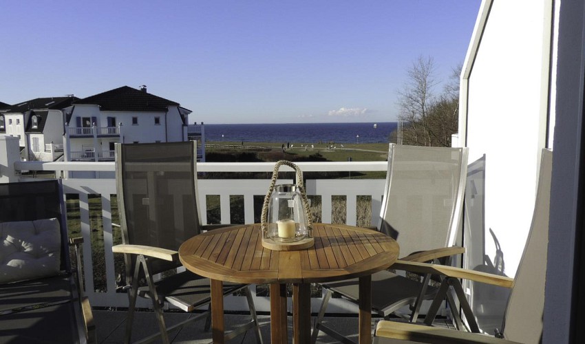 Blick vom Balkon