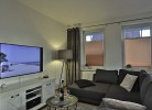 Couch mit Fernseher
