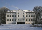 die Rückansicht des Herrenhauses