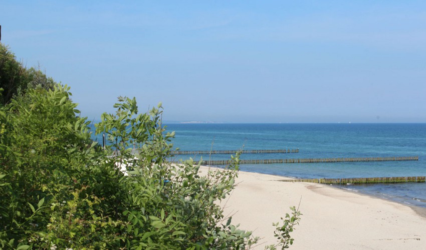 Naturstrand, ideal für ausgedehnte Strandspaziergänge