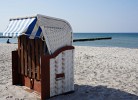 Strandkorbvermietung am Badestrand