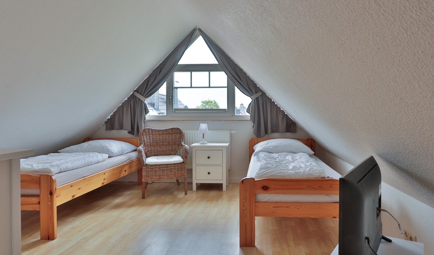 Schlafen im Spitzboden
