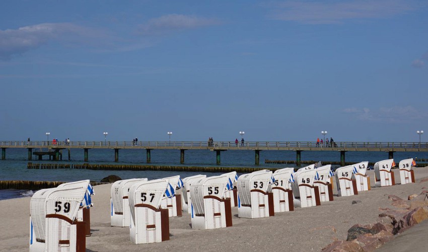 Badestrand an der Seebrücke