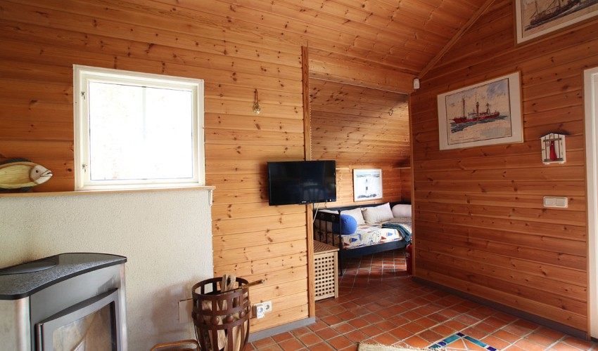 rustikale Holzbauweise