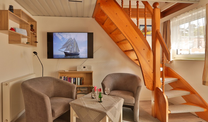 Treppe zum Schlafzimmer