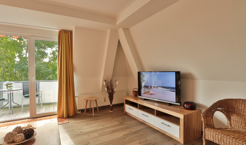 Blick auf den Balkon