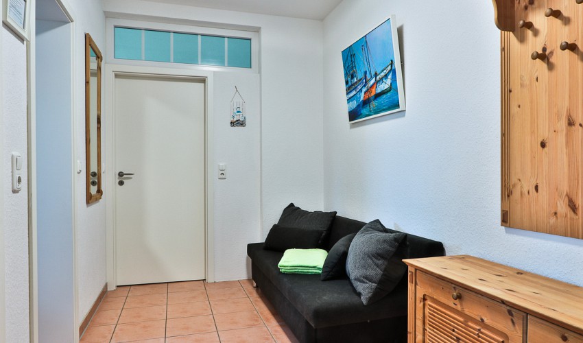 Flur mit Schlafcouch für 1 Person