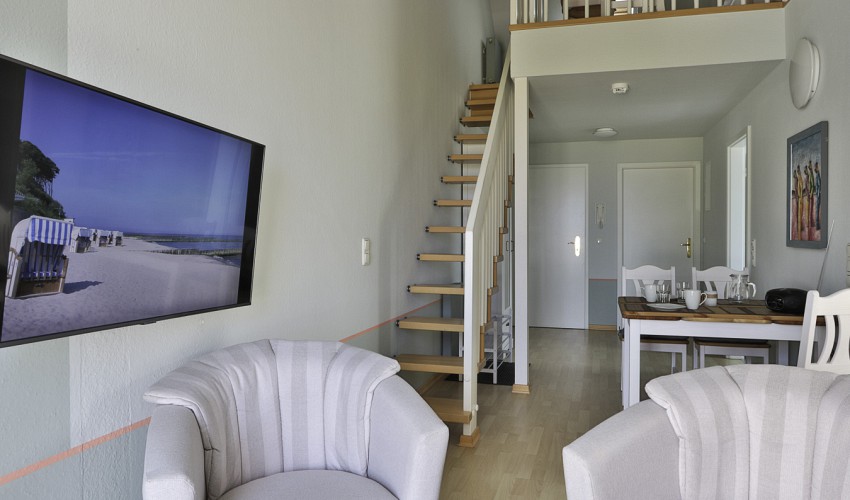 Treppe zur Gallerie