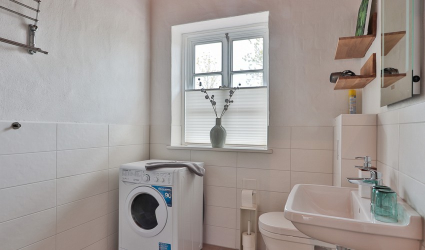 Bad mit Waschmaschine