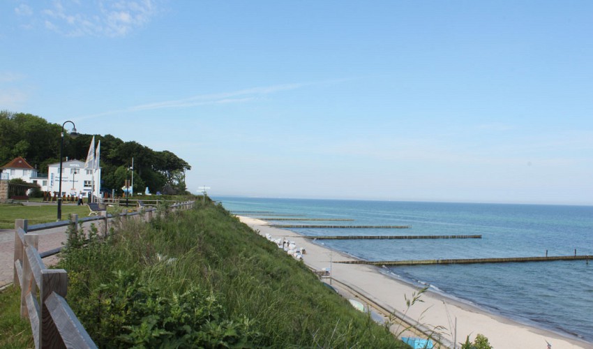 Blick von der Steilküste