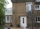 Treppe zur Wohnung
