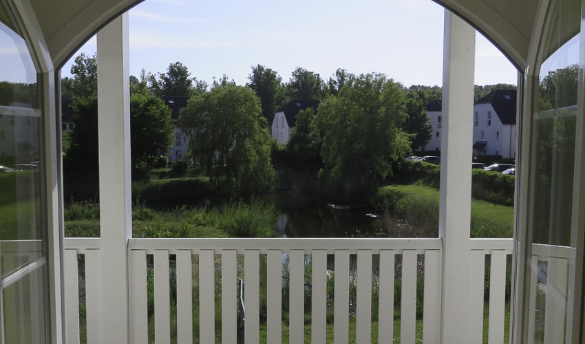 Blick aus Wohnzimmer