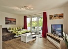 verwandelte Couch zum Bett