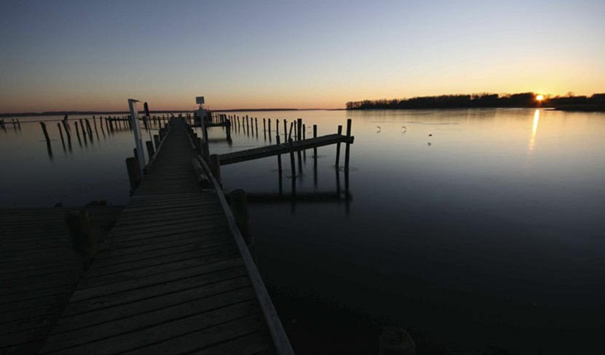 romantischer Sonnenuntergang