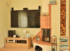 Riesen TV und Kamin