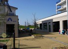 Fußgängerzone mit Cafe's und Restaurants
