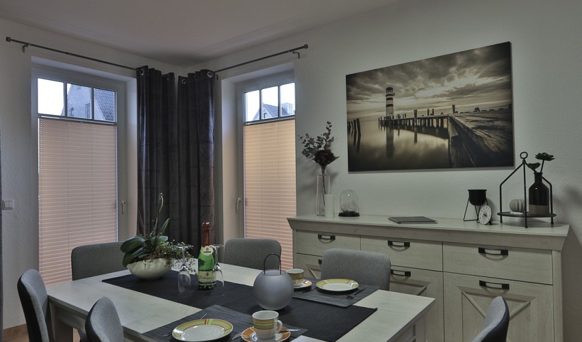 modern eingerichtete Wohnung