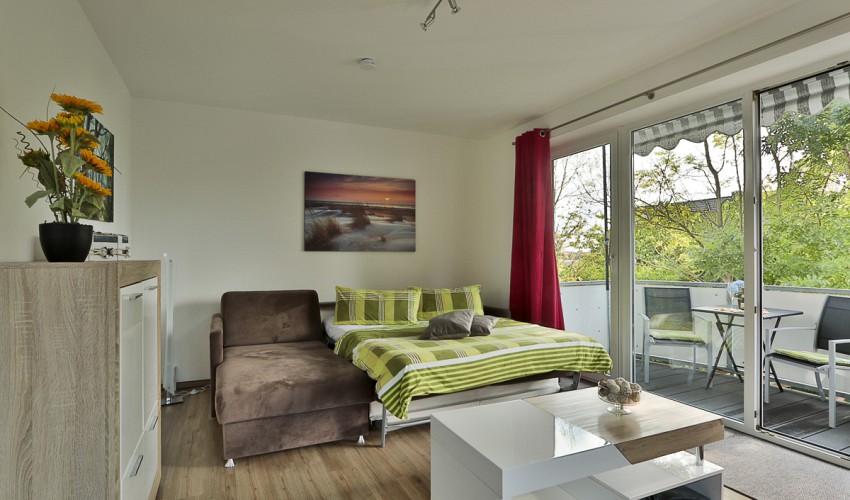 Couch mit Federkernmatratzen