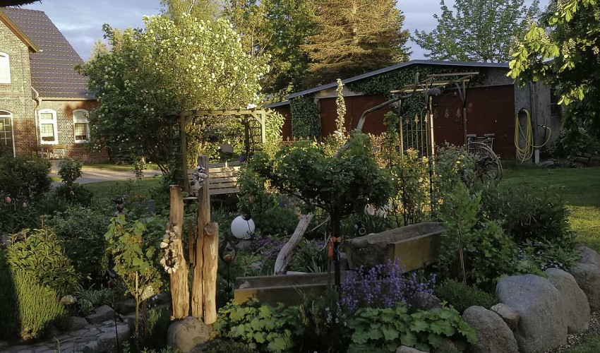 Garten vor dem Haus