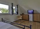 Schlafzimmer mit TV